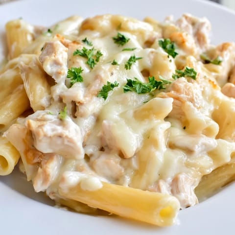 Chicken Alfredo Casserole