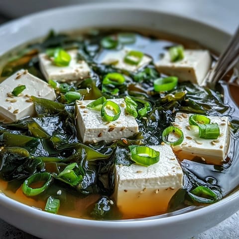 Wakame Soup Japanese Seaweed