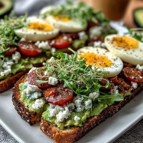 Spring Brunch Avocado Toast
