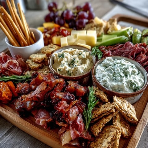 Housewarming Charcuterie Board Dips