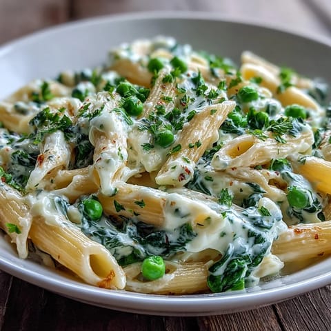 Creamy one-pot lemon ricotta pasta with peas, vibrant and ready quickly.