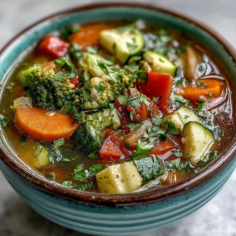 Steaming Ginger Vegetable Soup in a rustic bowl, garnished with fresh cilantro and a drizzle of sesame oil.
