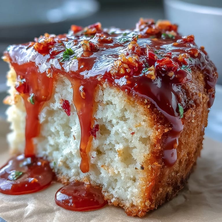 Baked Heavenly Blood Orange Yogurt Cake loaf topped with blood orange zest glaze.