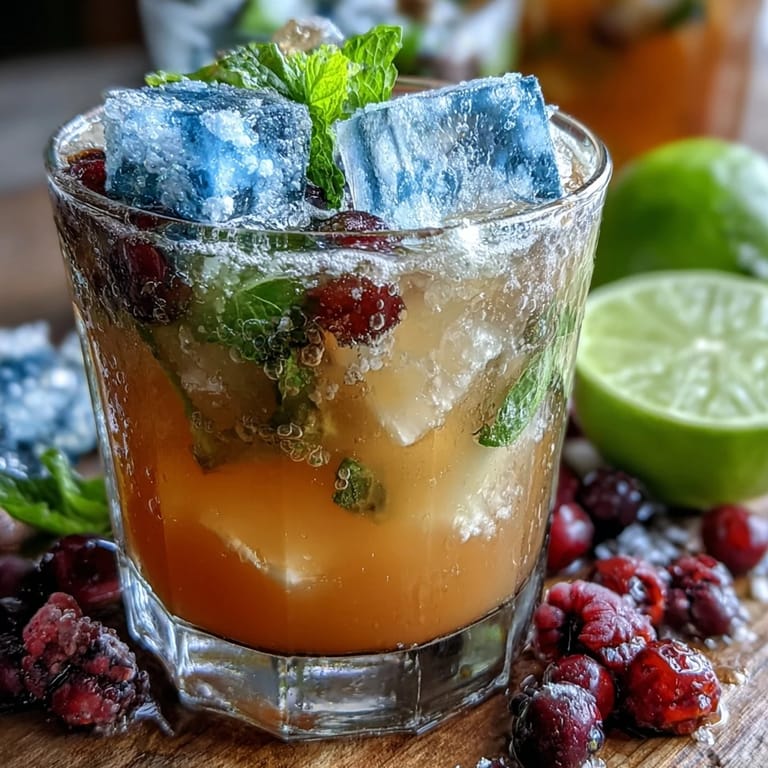 Guests mix their own classic lemonade with fresh berries, citrus slices, and flavored syrups at this festive self-serve beverage station.