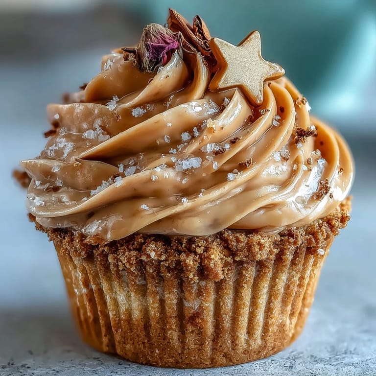 Indulge in these festive Taurus Birthday Cupcakes, beautifully adorned with warm terracotta frosting.
