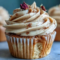 Taurus Birthday Cupcakes: moist vanilla cake with a rich, earthy terracotta buttercream topping.